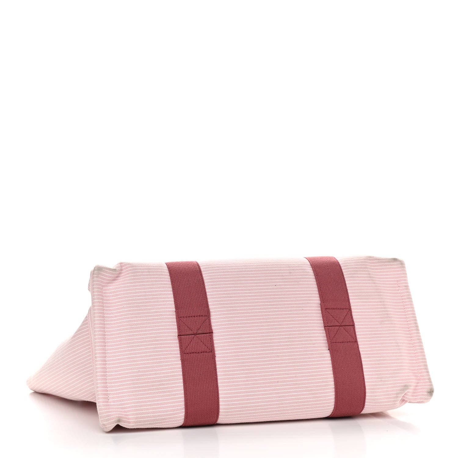 Hermes Cotton Canvas Cavalcolor Nappy Diaper Bag Rose Petal 970349