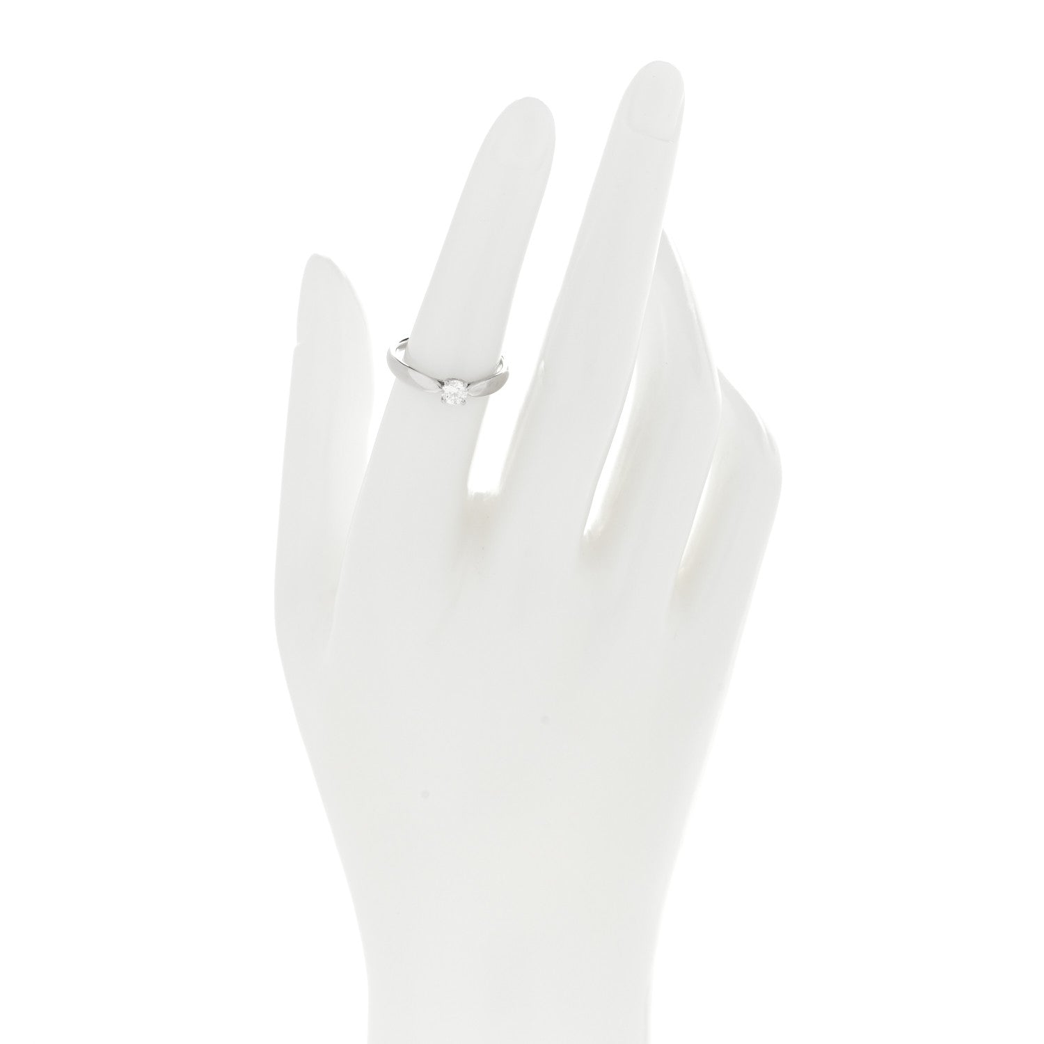 Tiffany Platinum Diamond .24ct Harmony Solitaire Engagement Ring 52 6 2 of 6