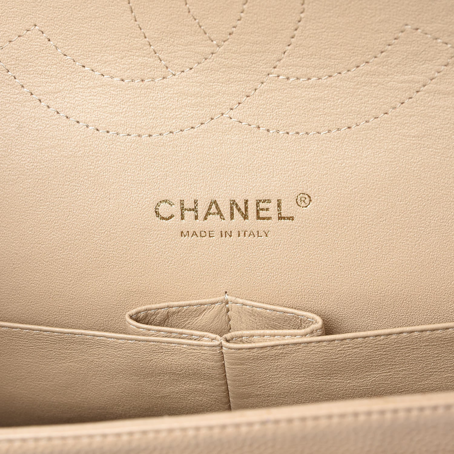 Chanel Caviar Quilted Jumbo Double Flap Beige Clair 4 of 8
