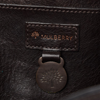 Mulberry Grained Calfskin Tooled Darwin Bayswater Chocolate 6 of 11