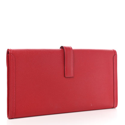 Hermes Epsom Jige Elan 29 Clutch Rouge Casaque 4 of 14