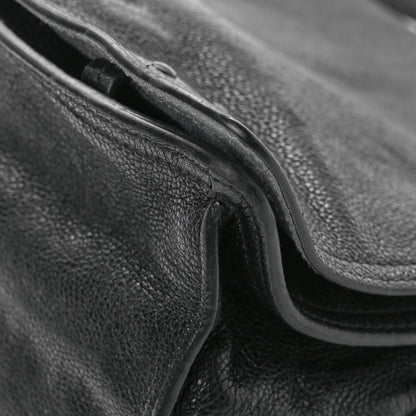 Prada Glace Calf Etiquette Flap Black Astrale 10 of 15