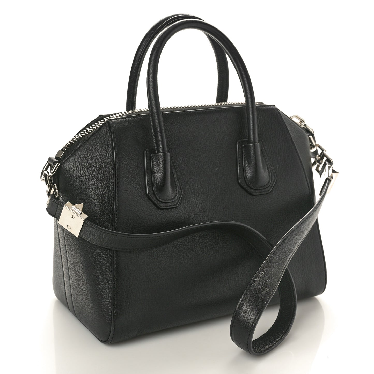 Sugar Goatskin Small Antigona Black
