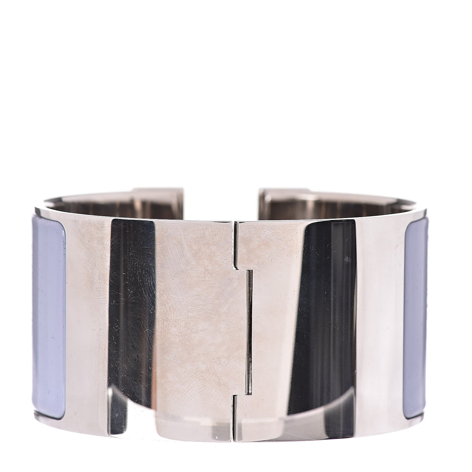 Hermes Enamel Extra Wide Clic Clac H Bracelet GM Parme 3 of 4