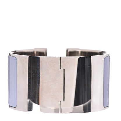 Hermes Enamel Extra Wide Clic Clac H Bracelet GM Parme 3 of 4