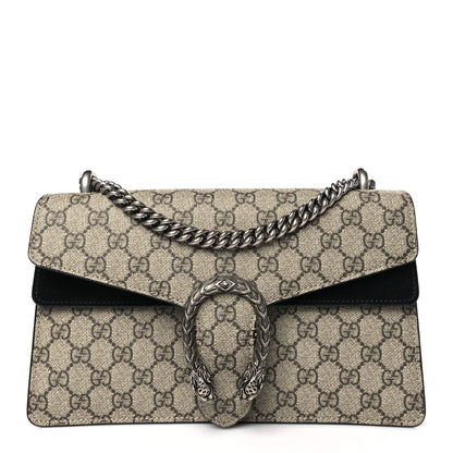 Gucci GG Supreme Monogram Small Dionysus Shoulder Bag Black 1 of 9