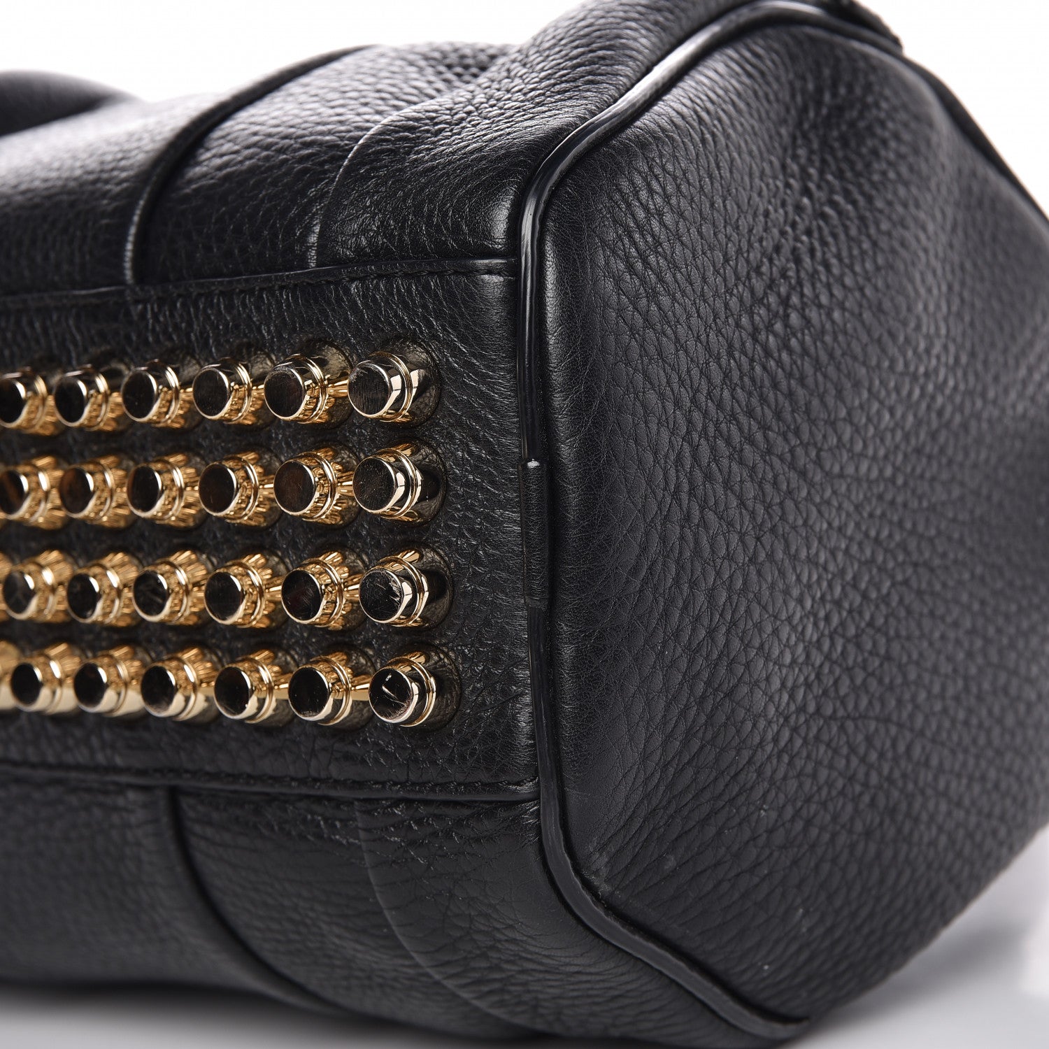 Alexander Wang Pebbled Lambskin Rockie Black Pale Gold Hardware 9 of 9