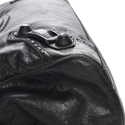Balenciaga Agneau Giant Brogues Hardware Mid Day Black 9 of 11
