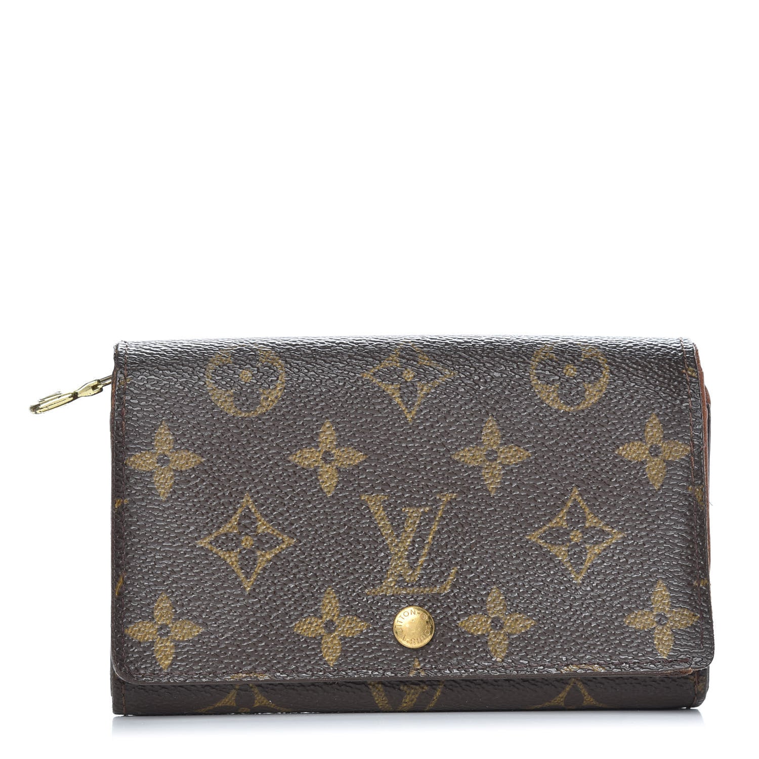 Louis Vuitton Monogram Porte-Monnaie Tresor Wallet 1 of 11