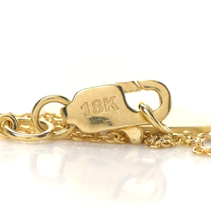 Roberto Coin 18K Yellow Gold Diamond Tiny Treasures Initial P Pendant Necklace 4 of 6