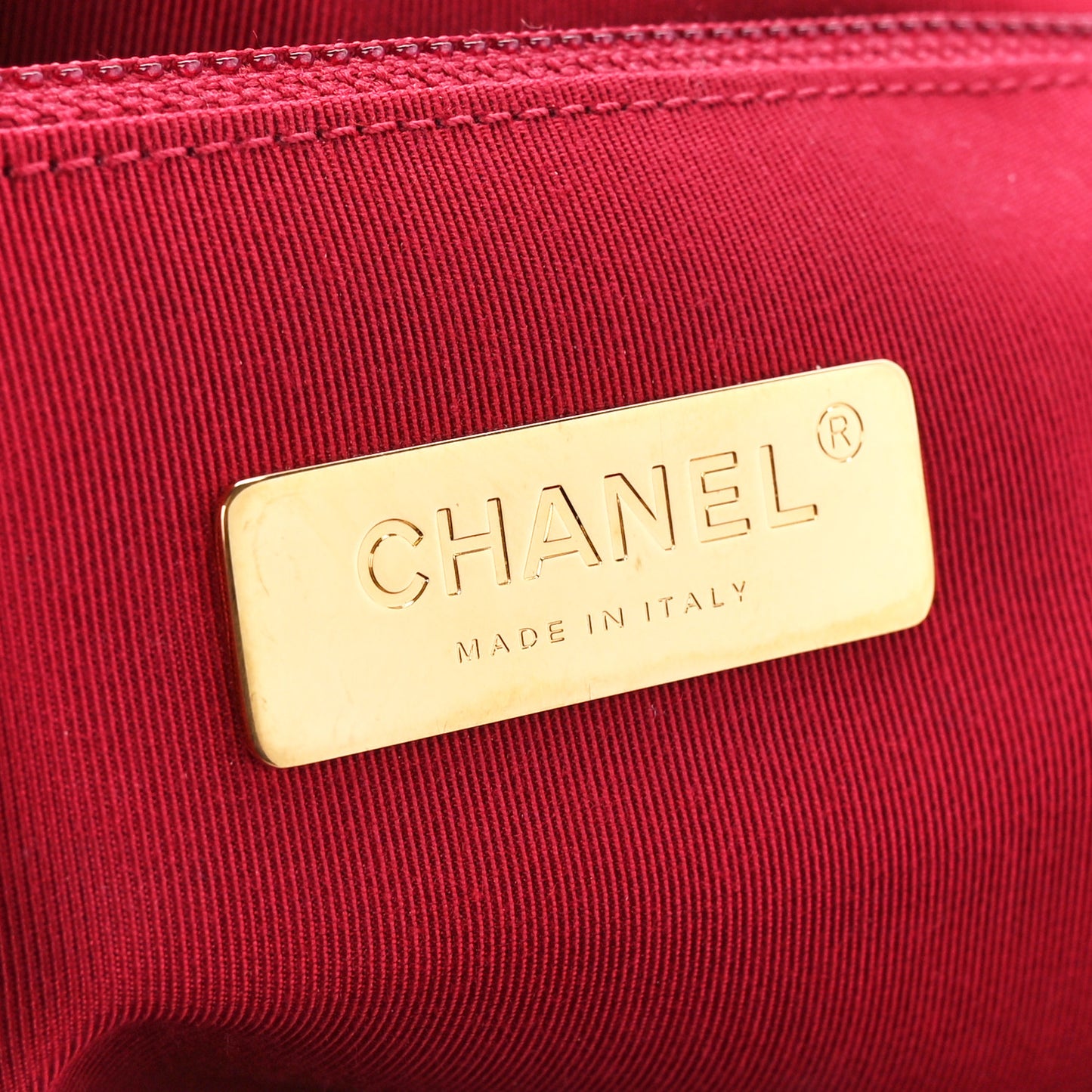 Goatskin Quilted Maxi Chanel 19 Flap Red