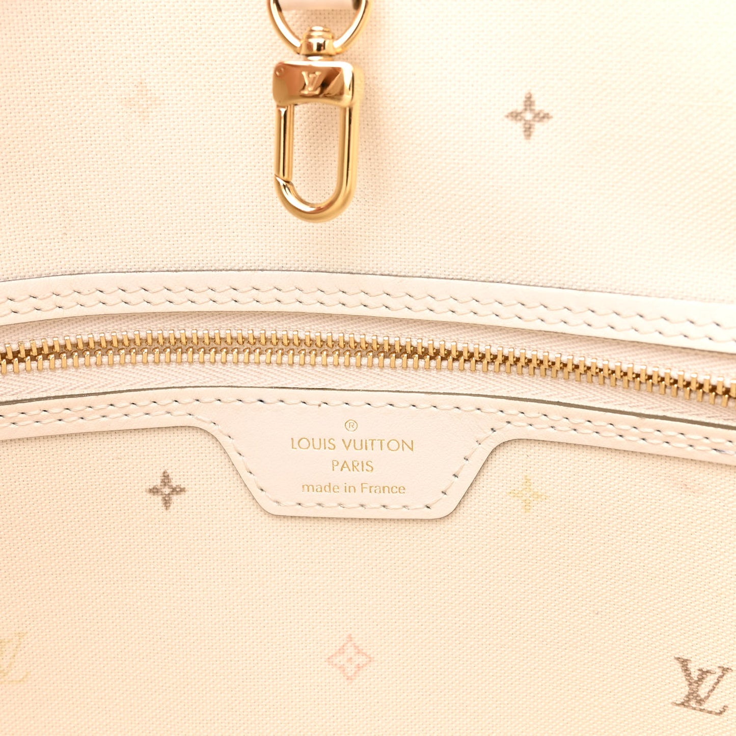 Monogram Giant Spring In The City Neverfull MM Sunset Kaki