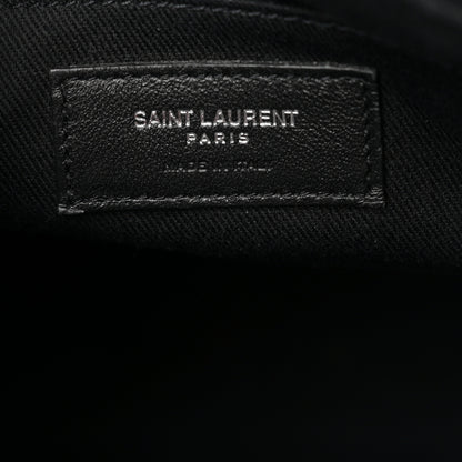 Saint Laurent Grained Calfskin Sac De Jour Souple North South Tote Black 6 of 11