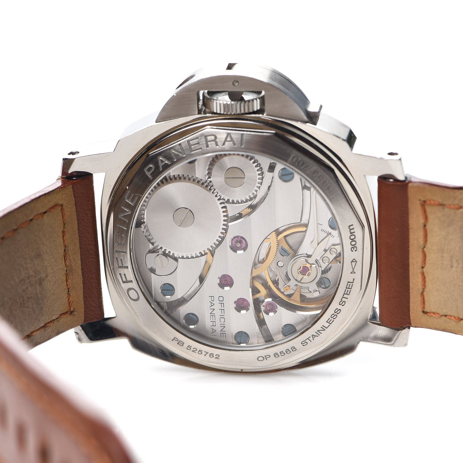 Panerai Stainless Steel Calfskin 44mm Luminor Marina Manual Winding Watch PAM00114 4 of 14