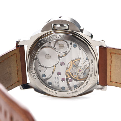Panerai Stainless Steel Calfskin 44mm Luminor Marina Manual Winding Watch PAM00114 4 of 14