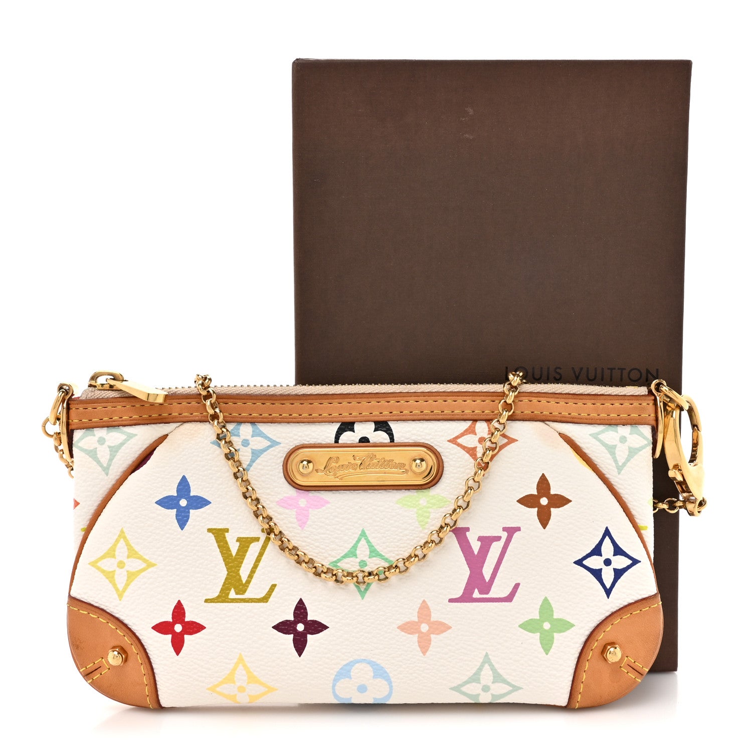 Louis Vuitton Monogram Multicolor Pochette Milla MM White 12 of 12
