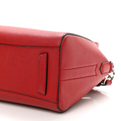 Givenchy Sugar Goatskin Mini Antigona Red 10 of 12