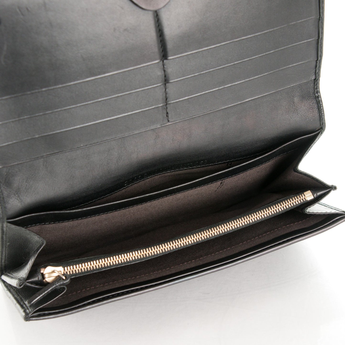 Zucchino Cuoio Continental Wallet Black Moro