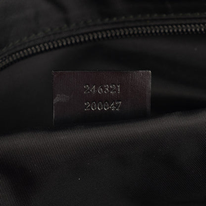 Gucci Imprime Monogram Interlocking G Double Buckle Backpack Black 7 of 7