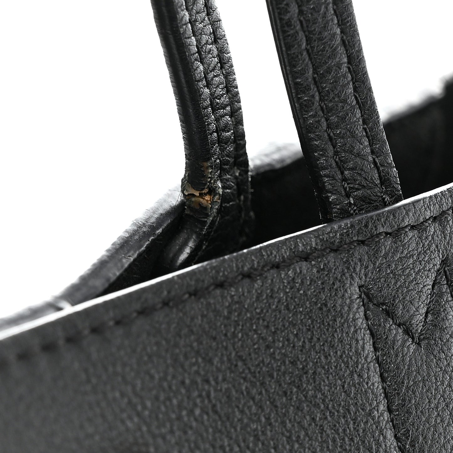 Calfskin Lockme Cabas Black