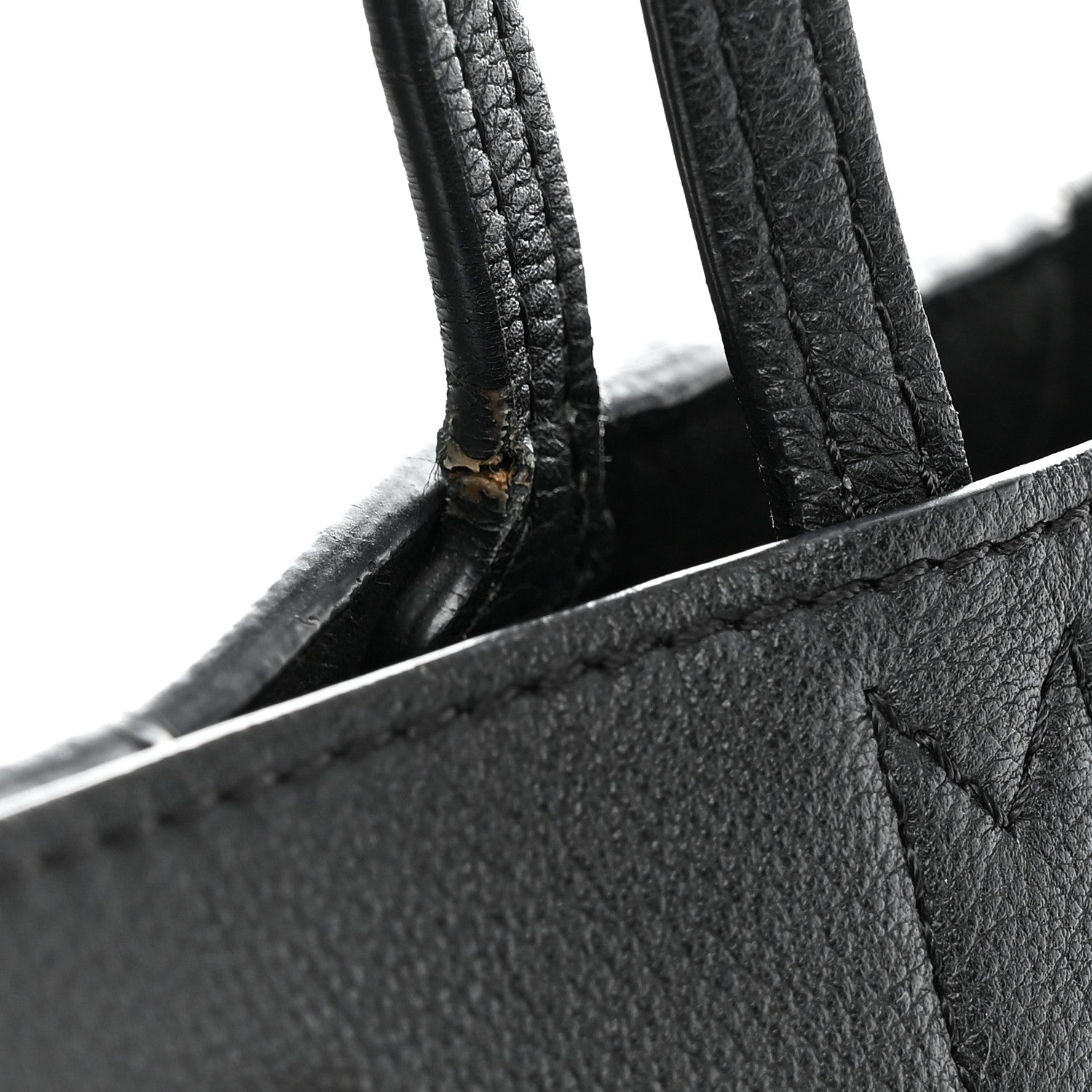 Louis Vuitton Calfskin Lockme Cabas Black 13 of 15