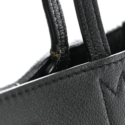 Louis Vuitton Calfskin Lockme Cabas Black 13 of 15