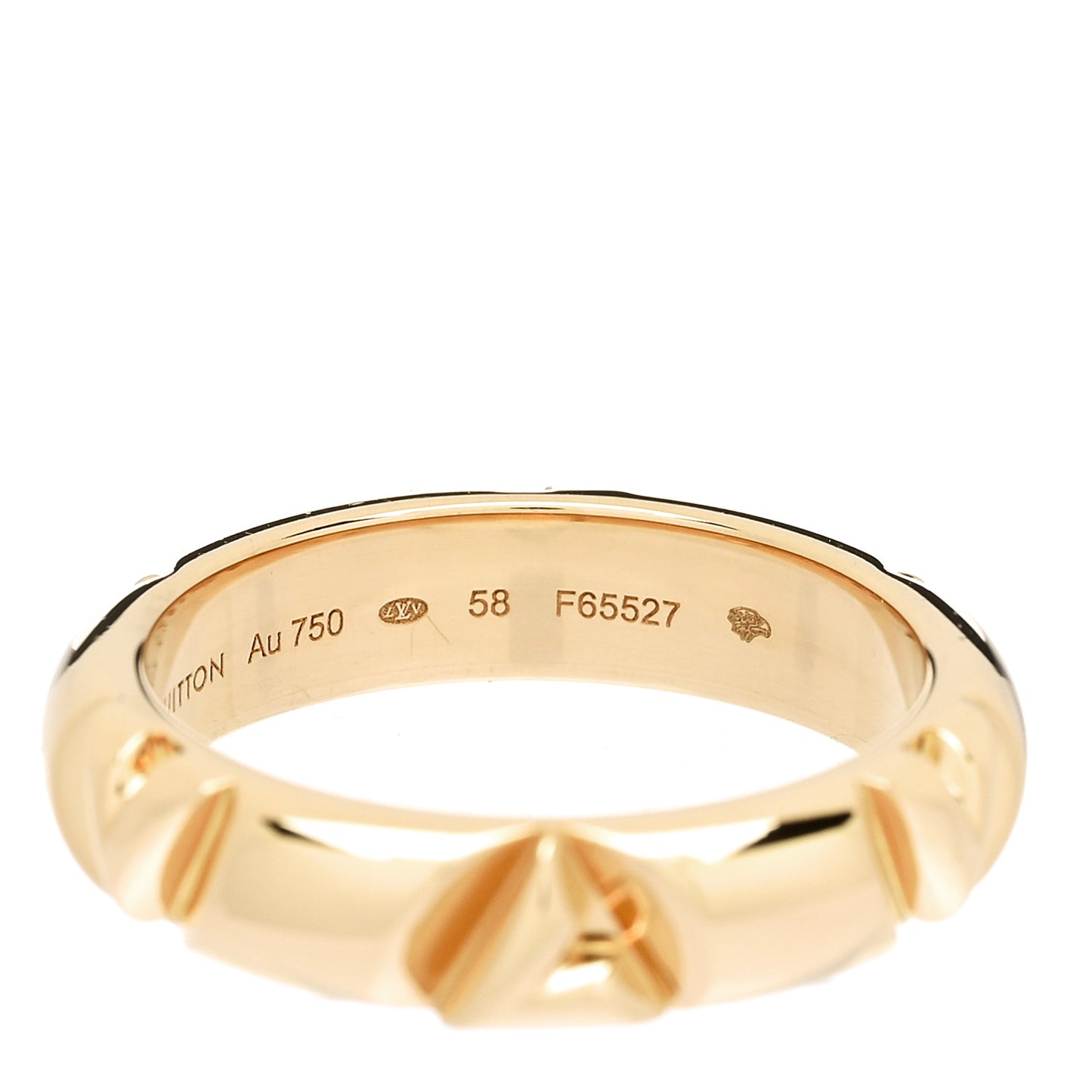 18K Yellow Gold 5mm LV Volt Multi Ring 58 8.5
