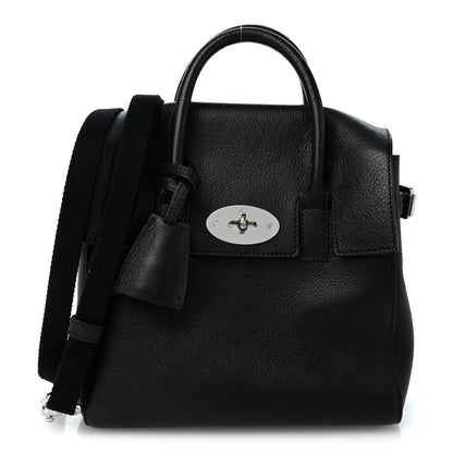 Mulberry Natural Leather Mini Cara Delevigne Convertible Satchel Black 1 of 10