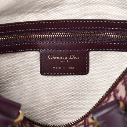 Christian Dior Oblique Boston Bag Bordeaux 7 of 12