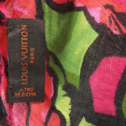 Louis Vuitton Monogram Roses Cashmere/Silk Scarf 7 of 8