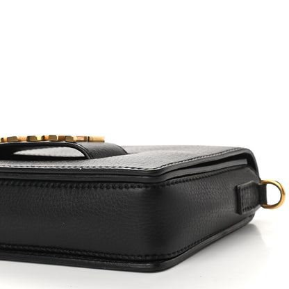 Christian Dior Grained Calfskin Dio(r)evolution Flap Bag Black 9 of 12