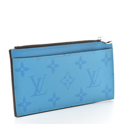 Louis Vuitton Taigarama Coin Card Holder Blue Lagoon 3 of 6