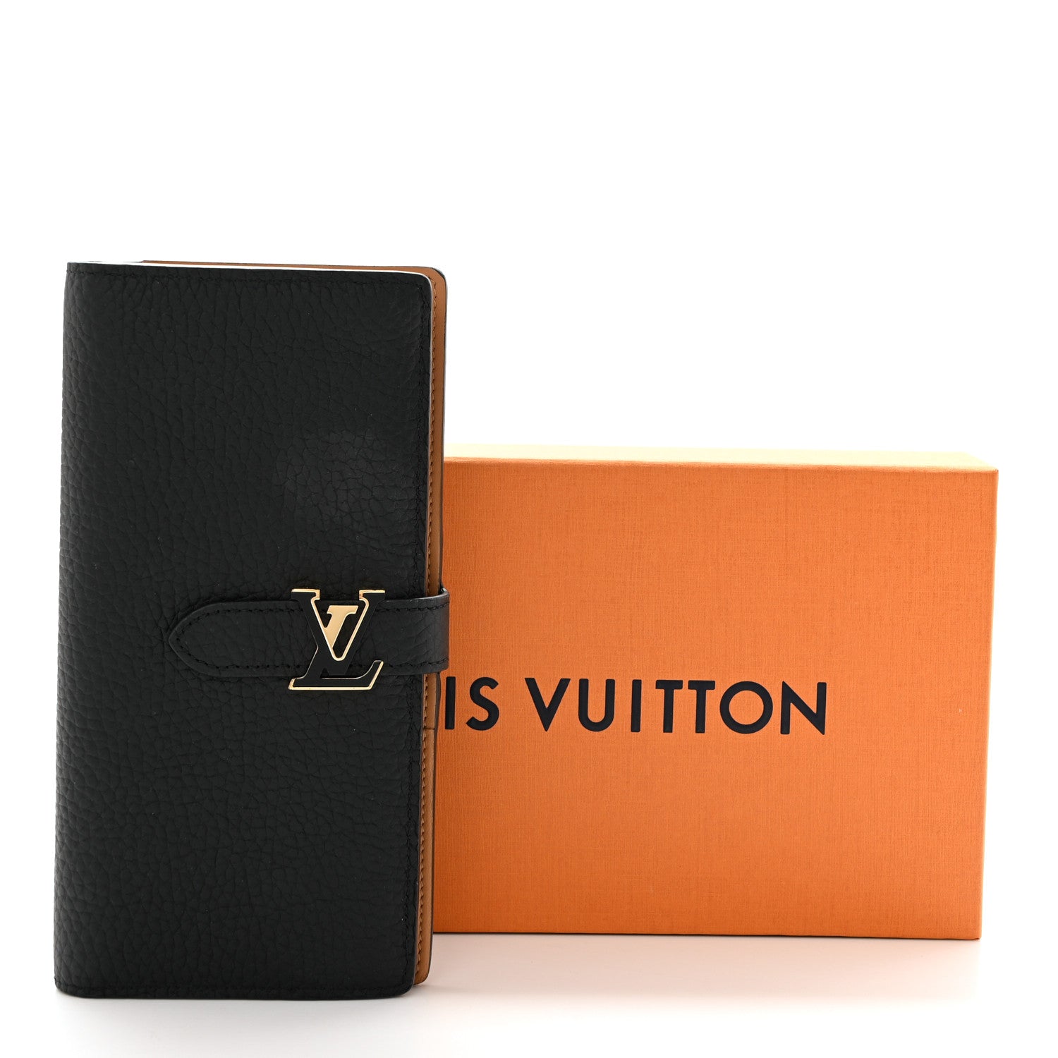 Louis Vuitton Taurillon LV Vertical Capucines Wallet Black Arizona 7 of 7