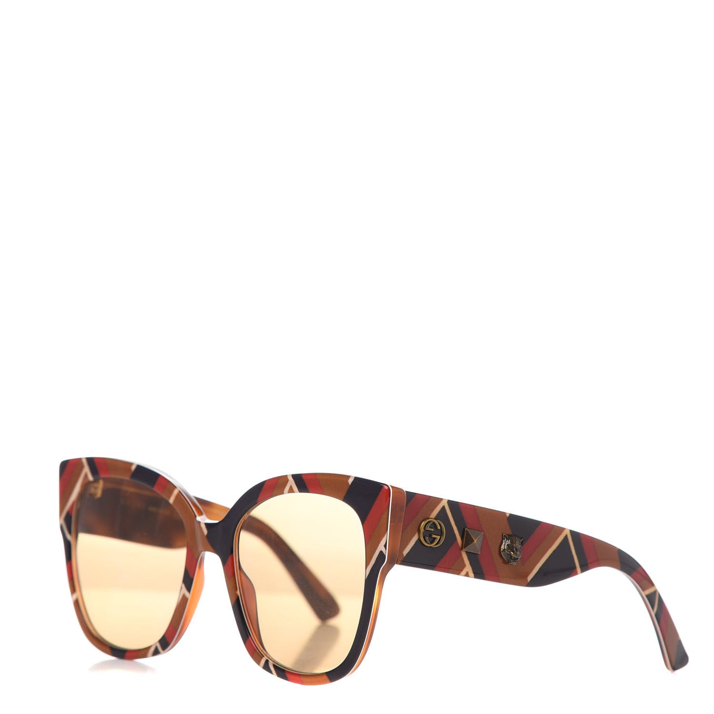 Acetate Square Frame Sunglasses GG0059S Multicolor