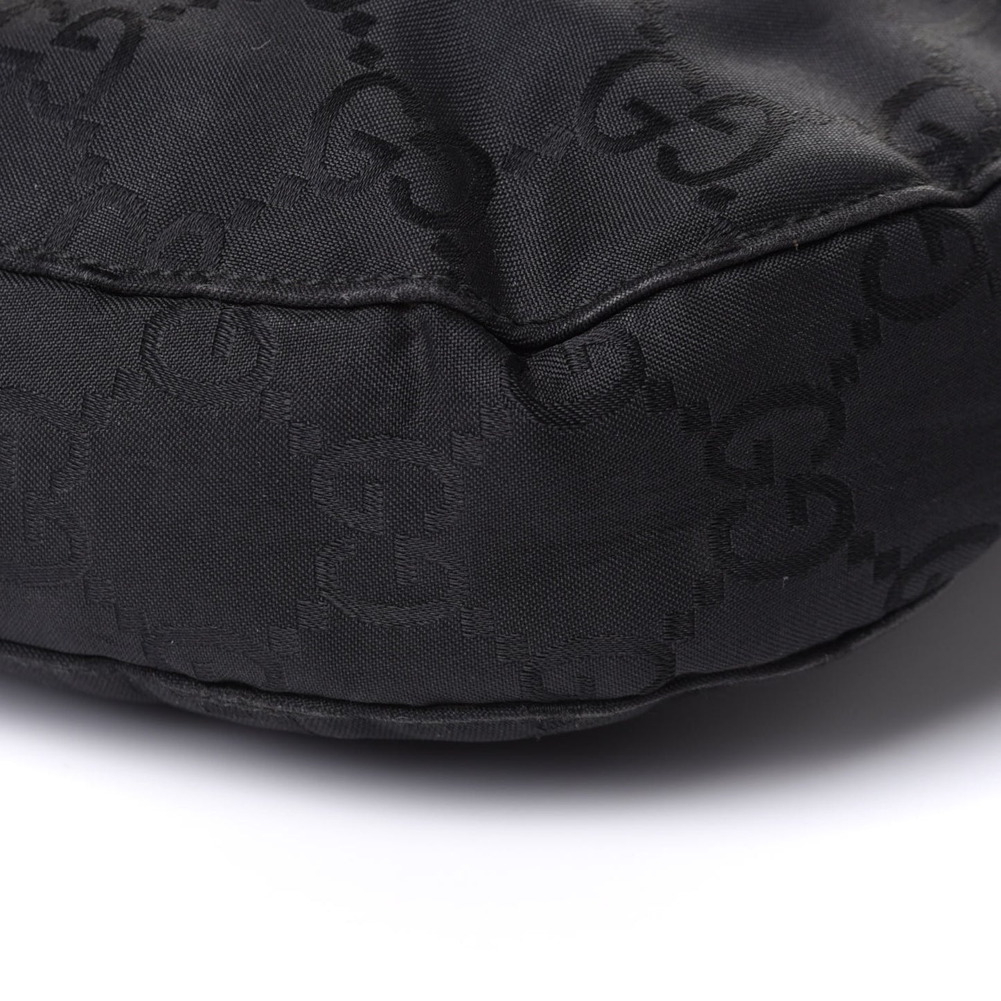 Nylon Monogram Hobo Black