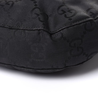 Gucci Nylon Monogram Hobo Black 9 of 10