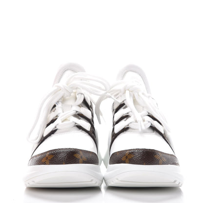 Louis Vuitton Patent Monogram LV Archlight Sneakers 36.5 White 2 of 9