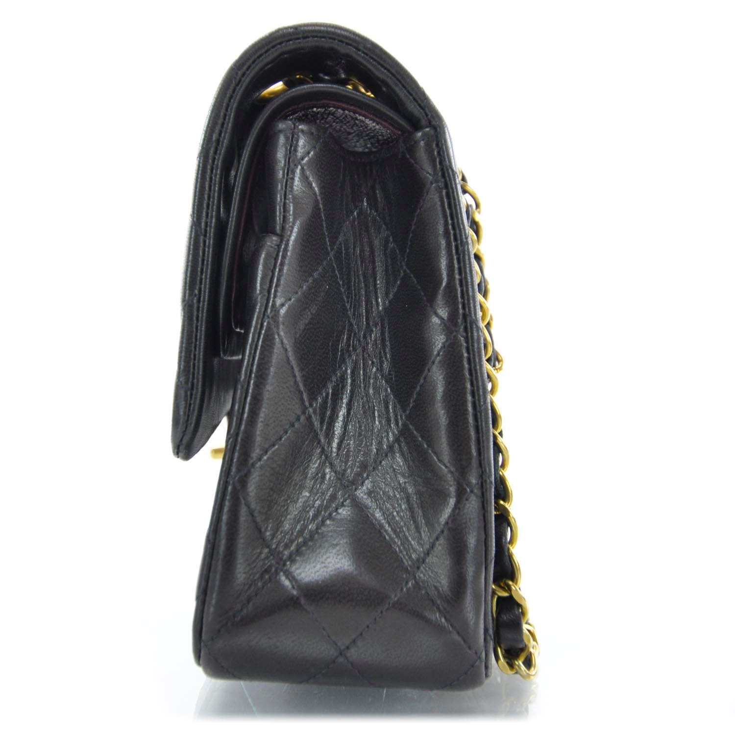 Chanel Lambskin Medium Double Flap Black 4 of 11