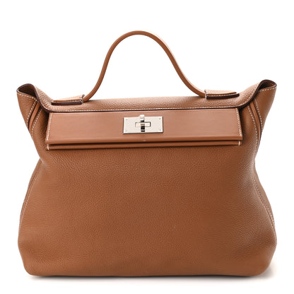 Hermes Taurillon Maurice Swift 24/24 35 Gold 1 of 8