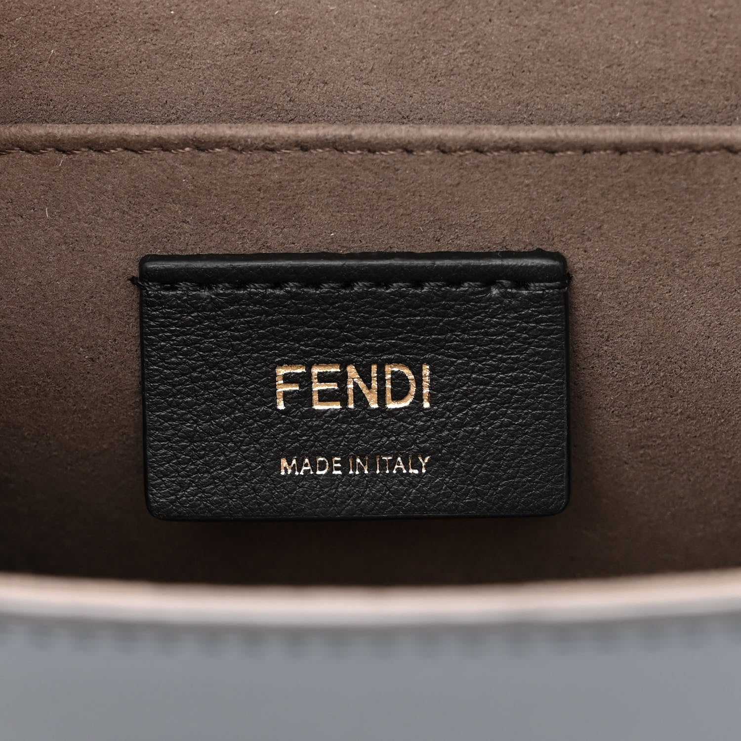 Fendi Vitello Century Velvet F is Fendi FF Kan I Shoulder Bag Tobacco Tempesta 5 of 9