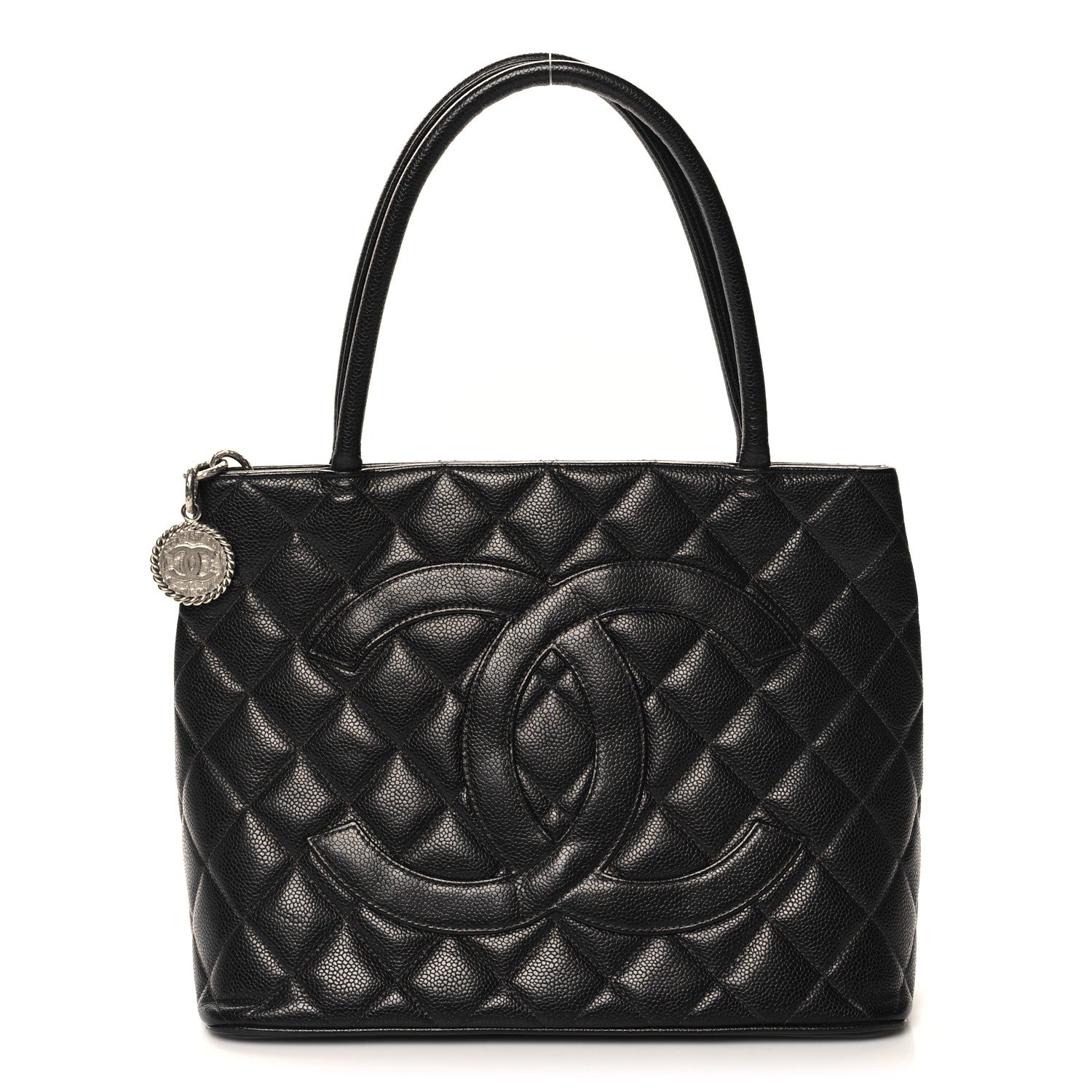 Chanel Caviar Quilted Medallion Tote Black 1 of 11