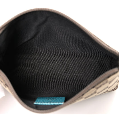 Gucci Monogram GG Cosmetic Case Turquoise 5 of 7