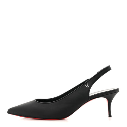 Christian Louboutin Nappa Sporty Kate Slingback 55 Pumps 40.5 Black 1 of 12