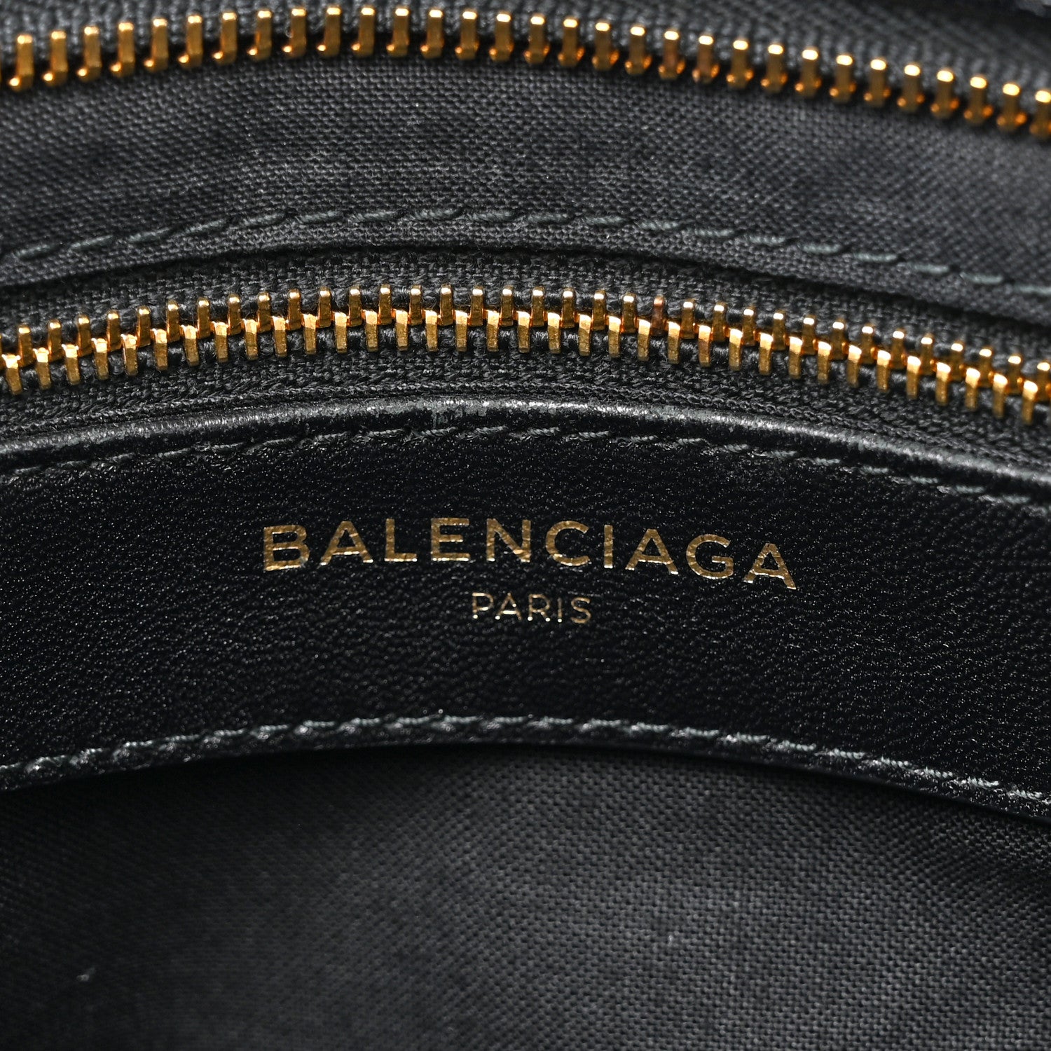 Balenciaga Chevre Gold Metallic Edge Hardware S City Black 6 of 11