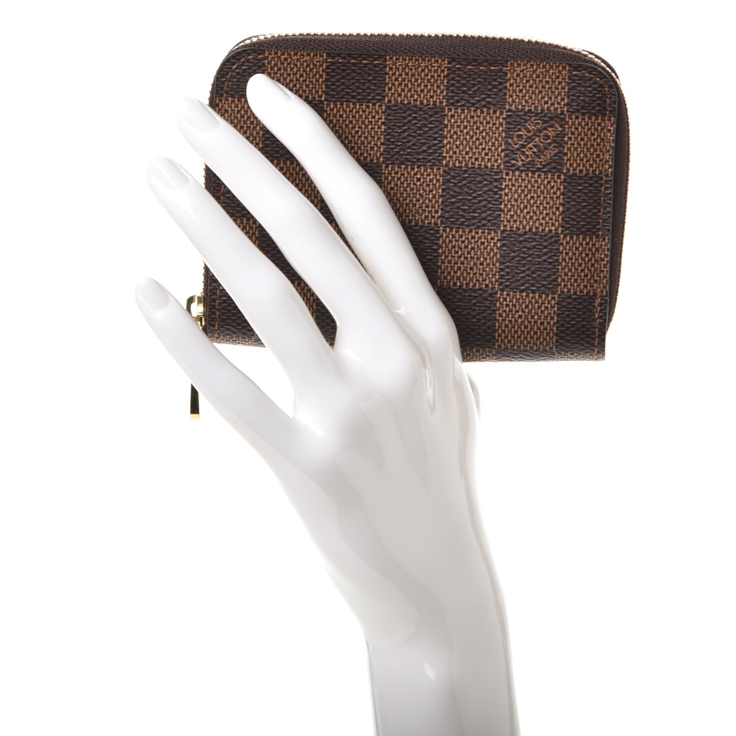 Louis Vuitton Damier Ebene Zippy Coin Purse 2 of 9