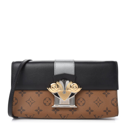 Louis Vuitton Calfskin Reverse Monogram Column Clutch 1 of 11
