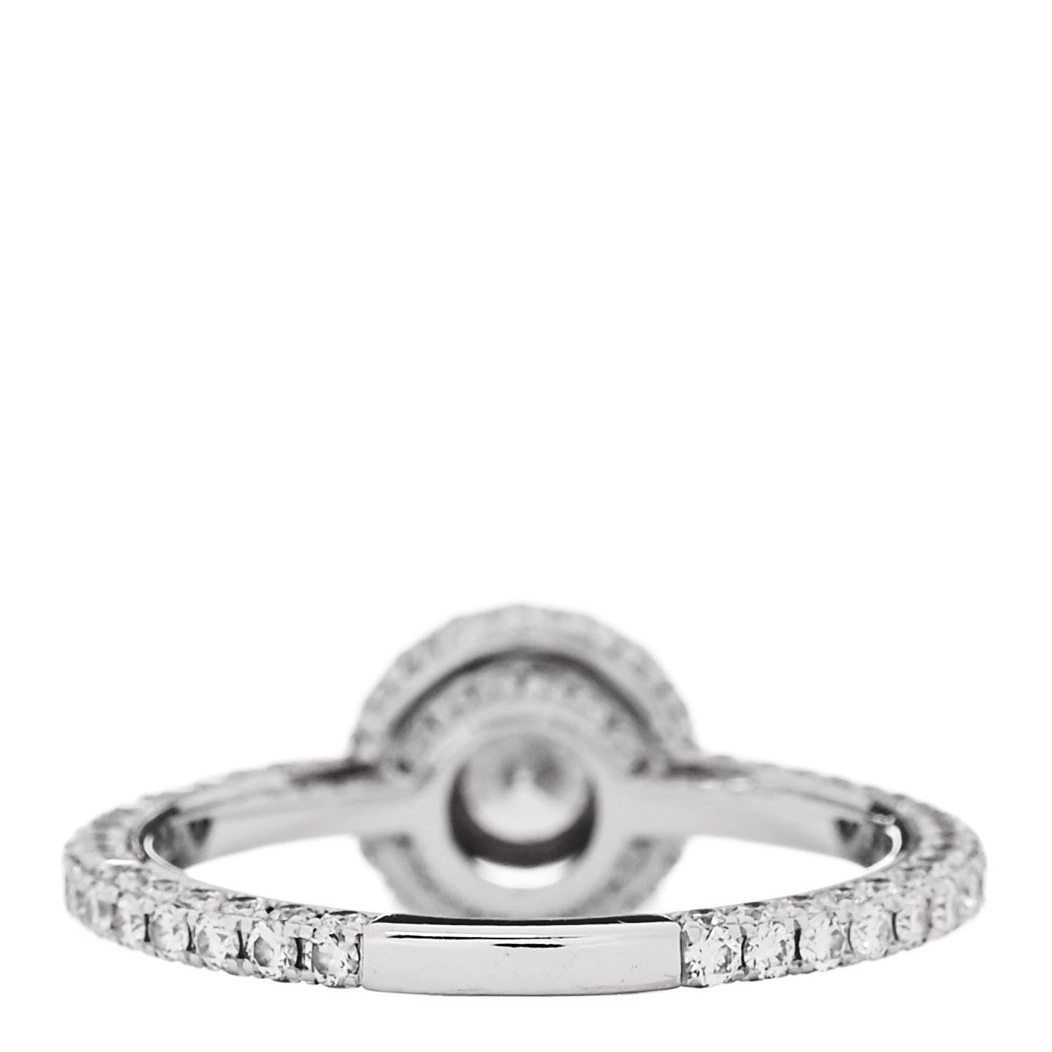 Graff 18K White Gold Diamond .50ct Constellation Round Engagement Ring 51 5.75 4 of 7
