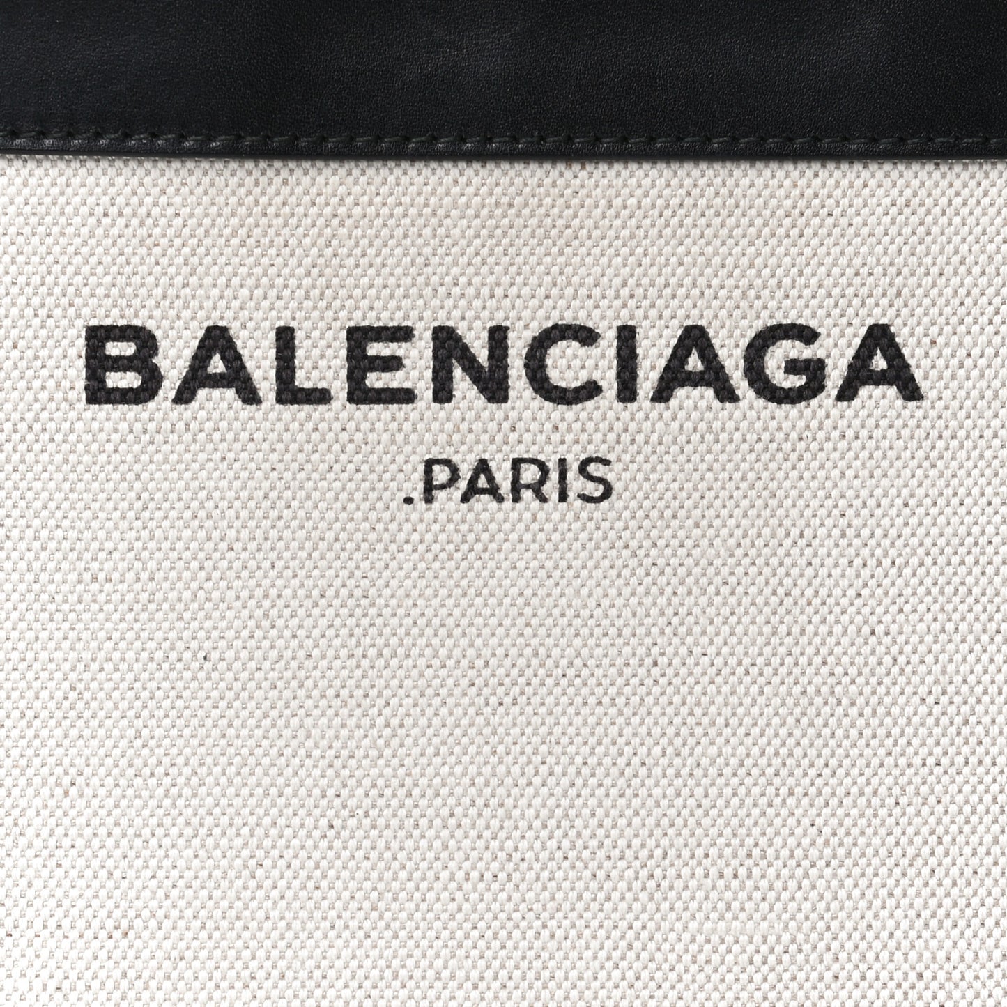 Cotton Canvas Pochette Crossbody Bag Black