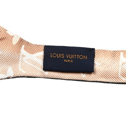 Louis Vuitton Silk Monogram Vuittamins Bandeau 3D Black 3 of 5