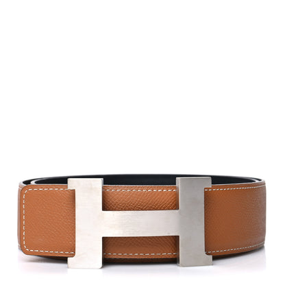 Hermes Swift Epsom 42mm Constance H 2 Belt 95 Black Gold 1 of 9